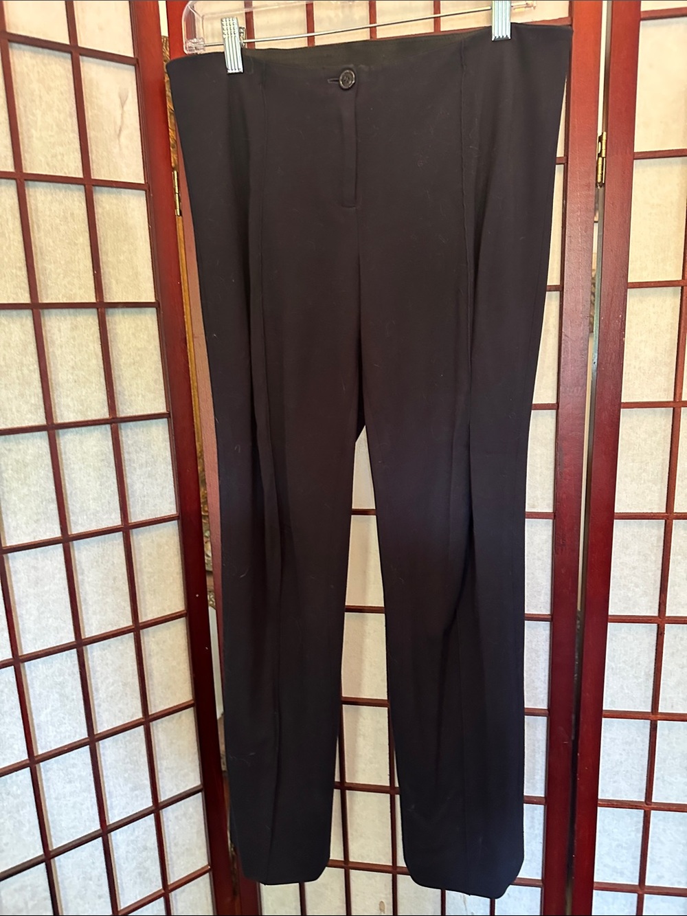Marc Cain Black Straight-Leg Dress Trousers